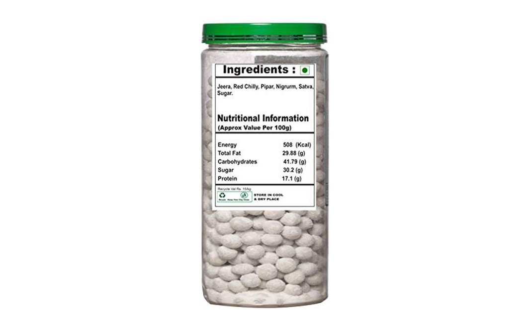 Heerson Jeera Goli Mukhwas (Mouth Freshner)   Plastic Jar  100 grams